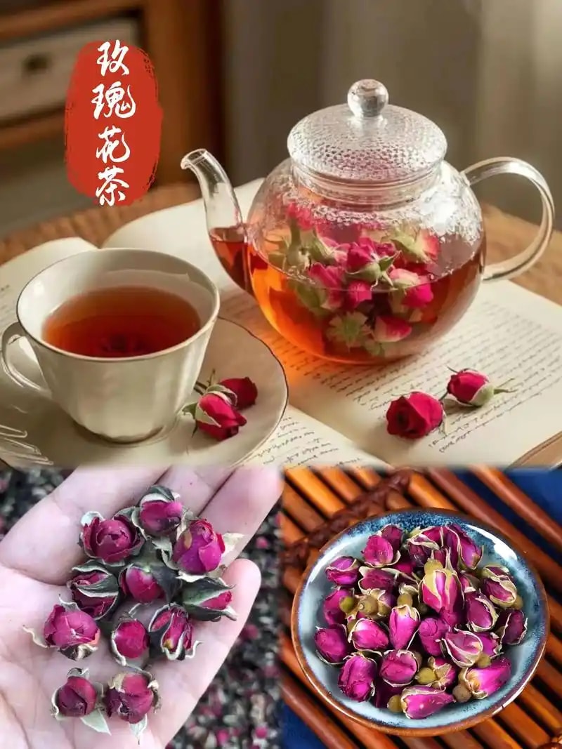 有机玫瑰花茶