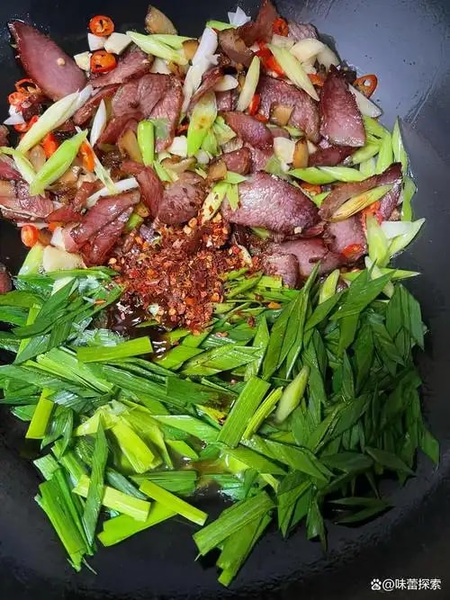 绿色腊肉